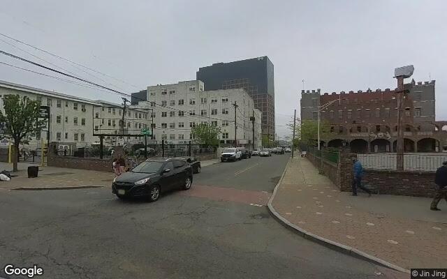 Street scene in the Ironbound section of Newark, NJ