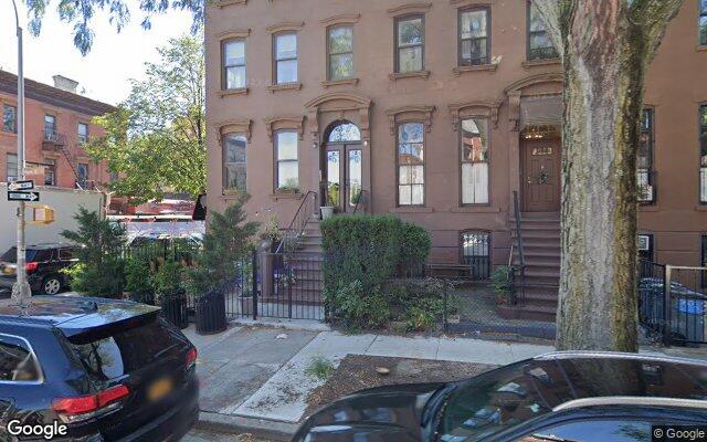 A brownstone on Macon Street in Bedford-Stuyvesant, Brooklyn