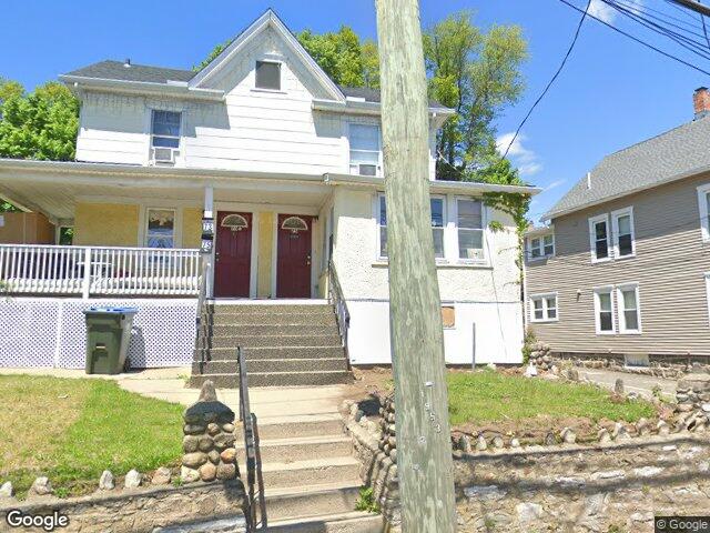 A two family with twin entrances on Osborne Street in downtown Danbury