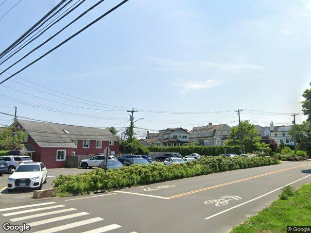 Beach area homes off Fairfield Beach Road in Fairfield, CT