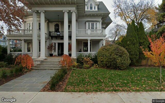 A Victorian with columns on Albemarle Road in Prospect Park South, Flatbush