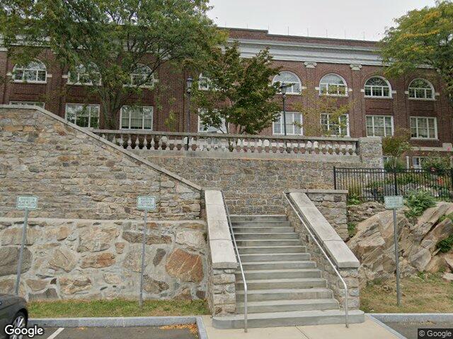 Greenwich Town Hall on Field Point Road in Greenwich, CT