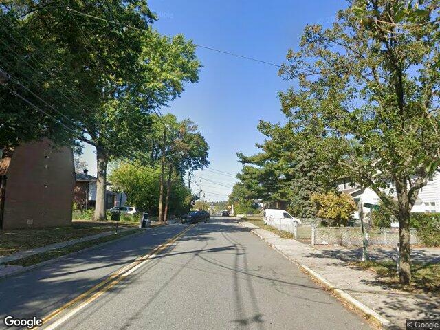 Kennedy Drive in Lodi, NJ on a clear autumn day