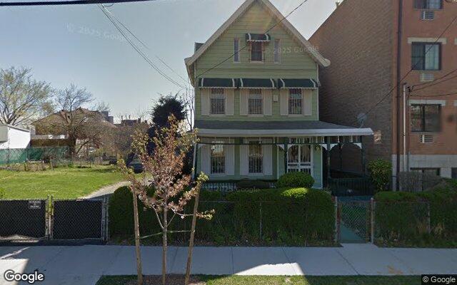 An old frame house on East 220th Street in Williamsbridge