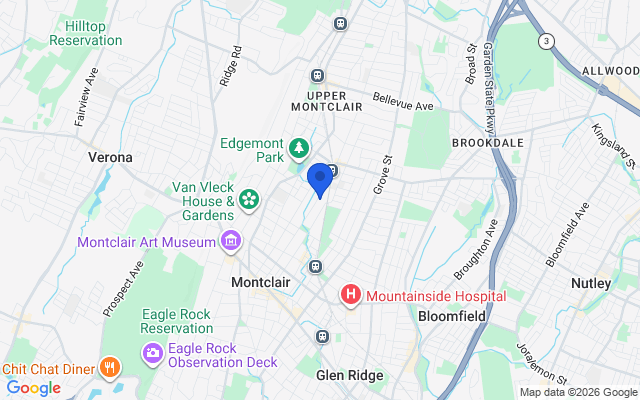 Sell my house fast in Montclair, NJ Aerial map of Montclair, NJ