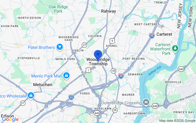 Sell my house fast in Woodbridge, NJ Aerial map of Woodbridge, NJ