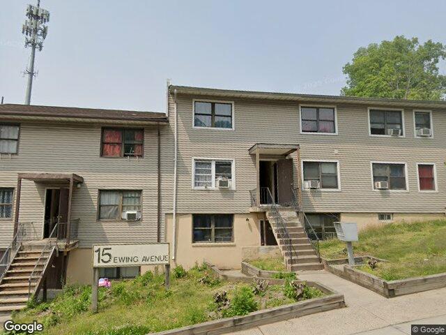 A multifamily building on Ewing Avenue in Spring Valley, NY